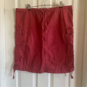 Columbia Cargo skirt midi burnt orange utility athletic women’s size Large
